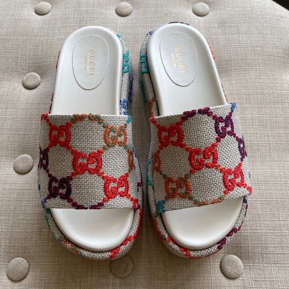 Gucci Platform Womens Slide Sandal - Picture 1 of 5